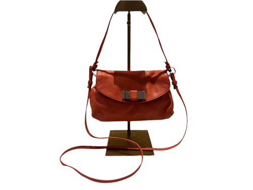 Chloé Orange Leather Lily  Bag