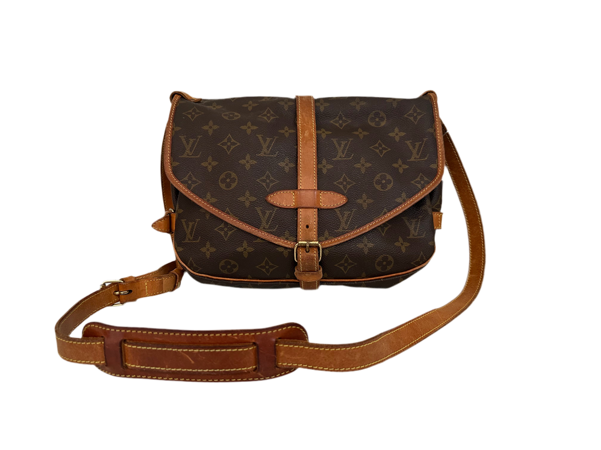 Vuitton Saumur 30 Canvas Tasche