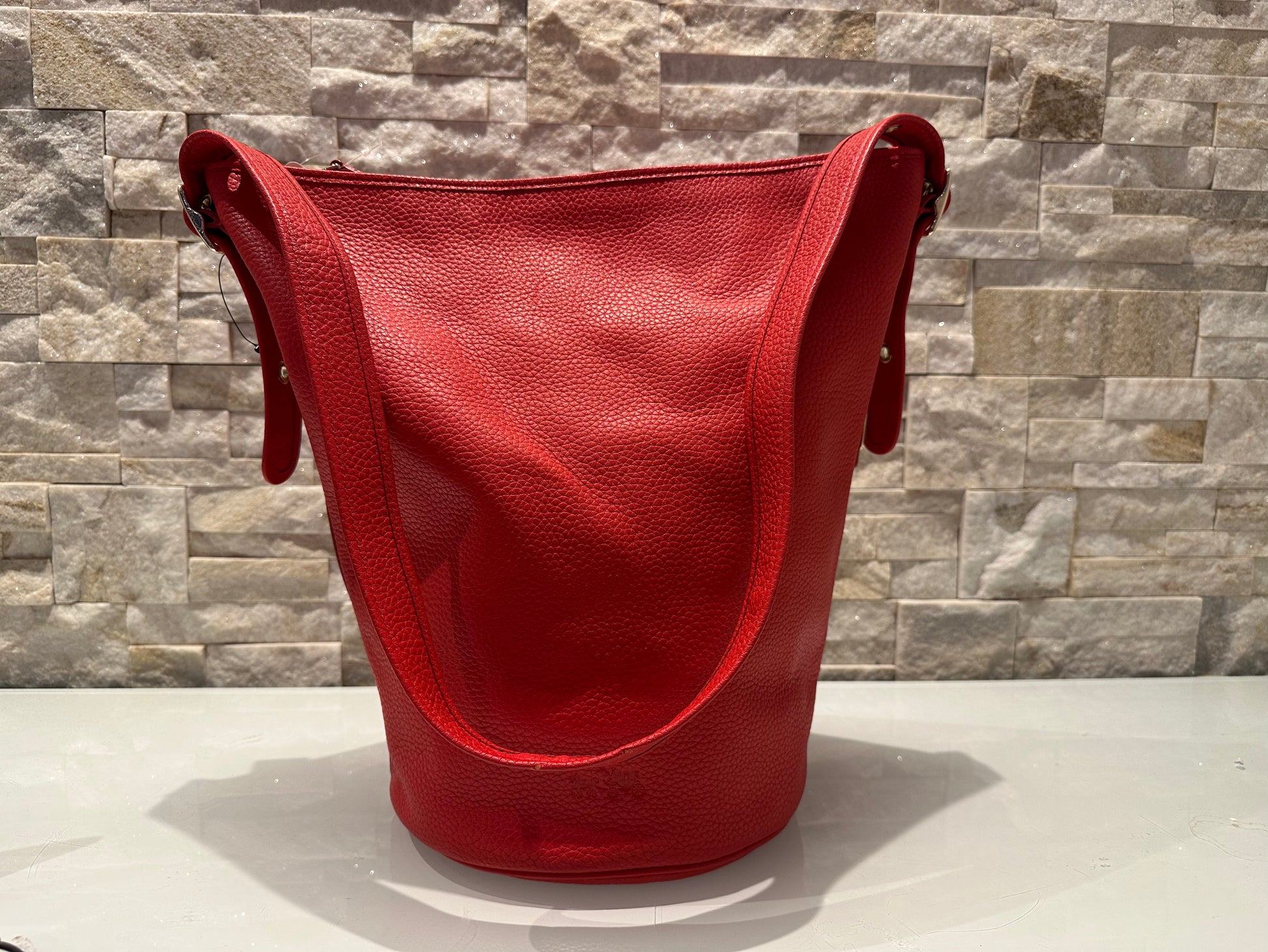 Coach Schultertasche rot