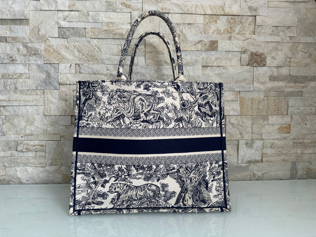 Christian Dior Book Tote Bag Large