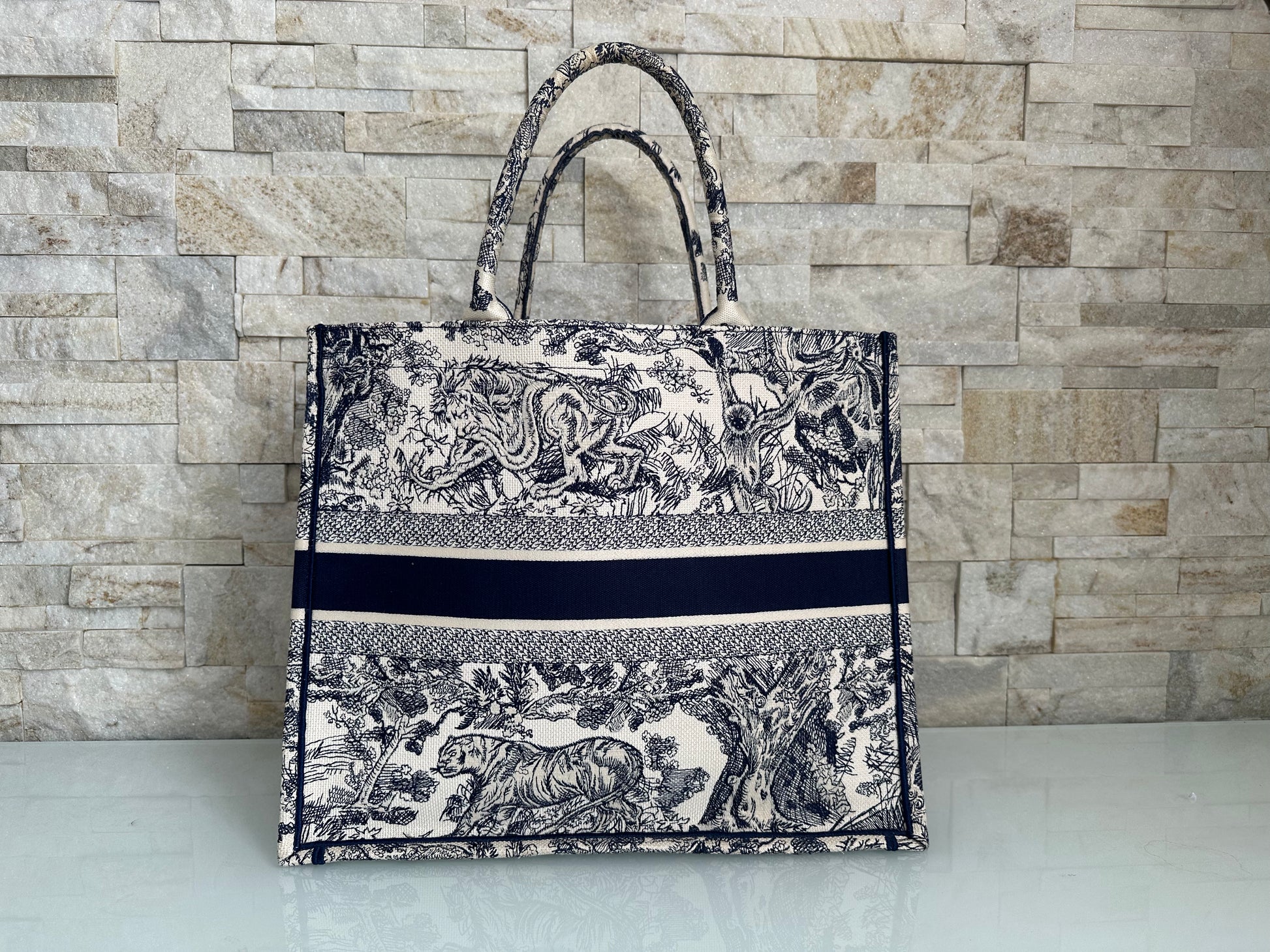 Christian Dior Book Tote Bag Large