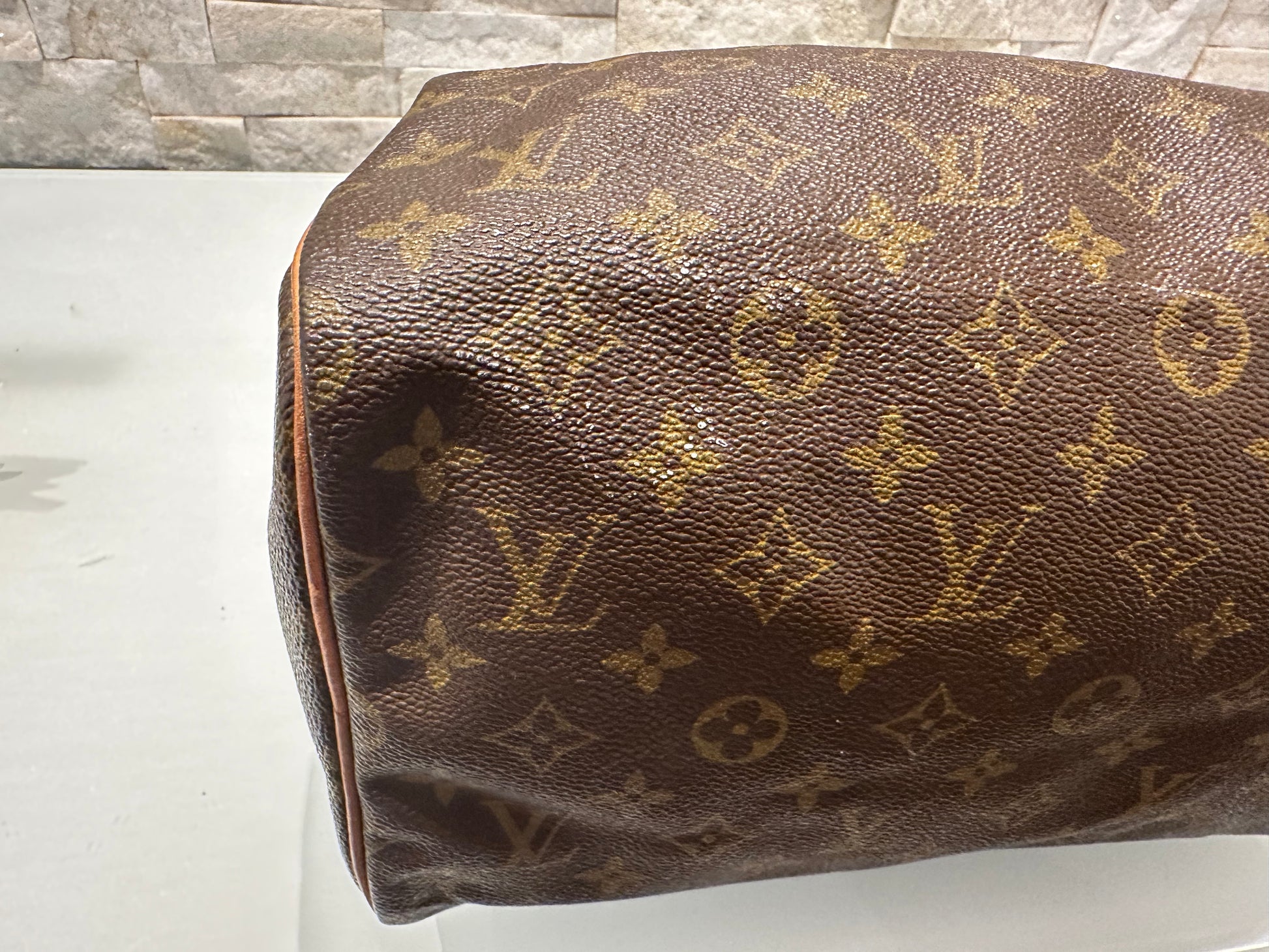 Louis Vuitton Speedy 30 inkly Entrupy Zertifikat