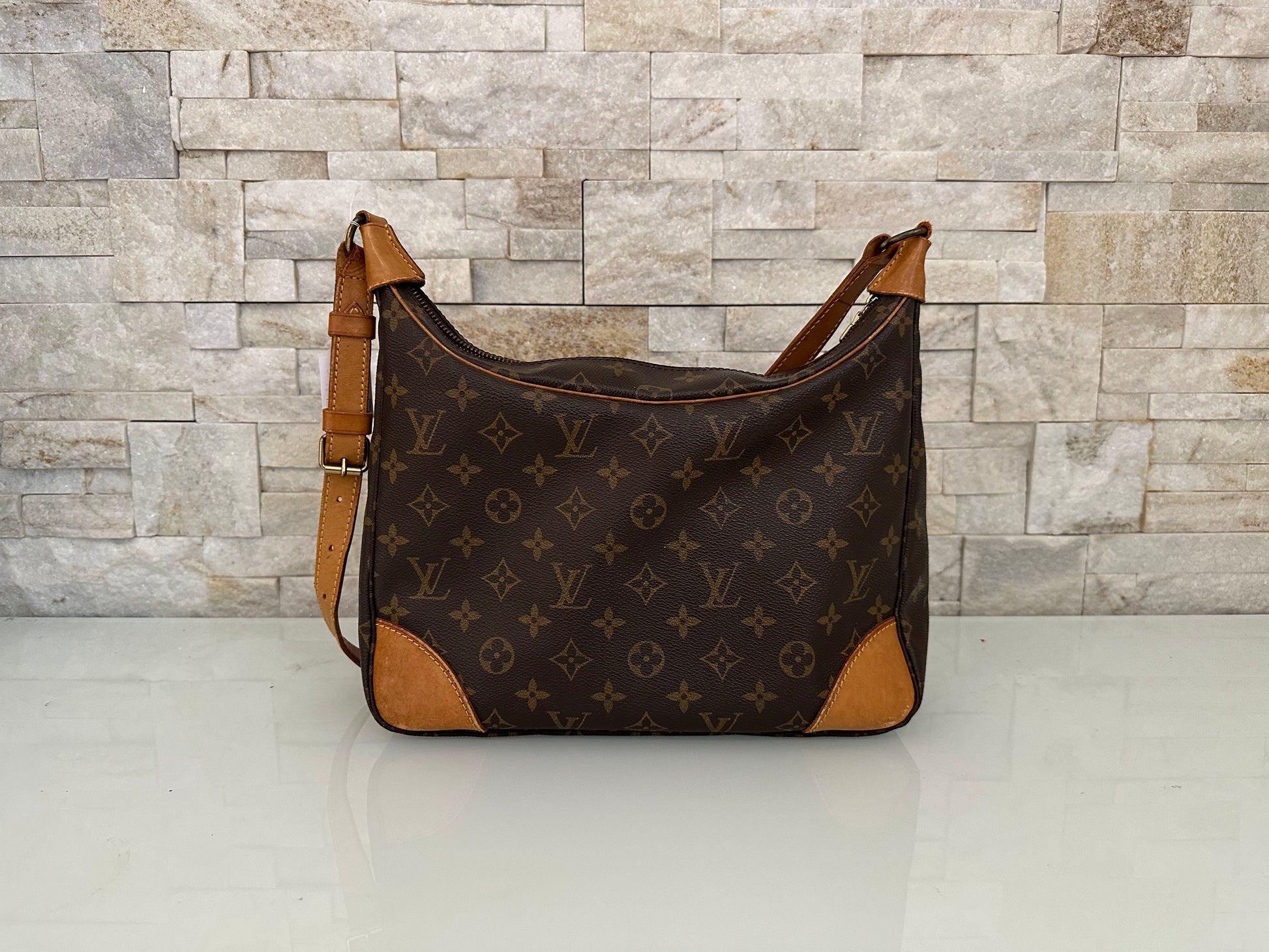 Louis Vuitton Boulogne Canvs Schultertasche