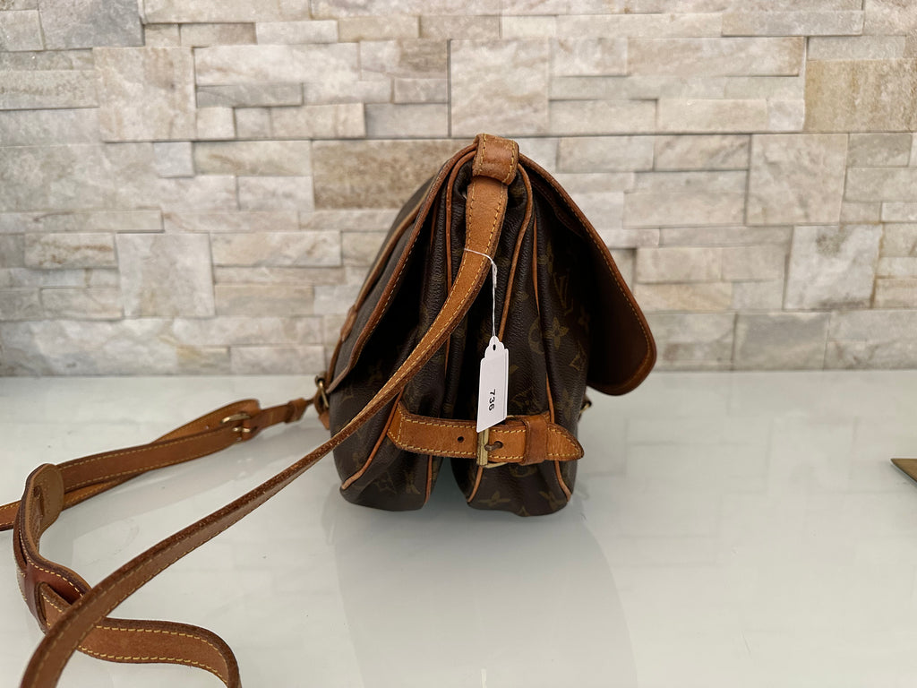 Vuitton Saumur 30 Canvas Tasche